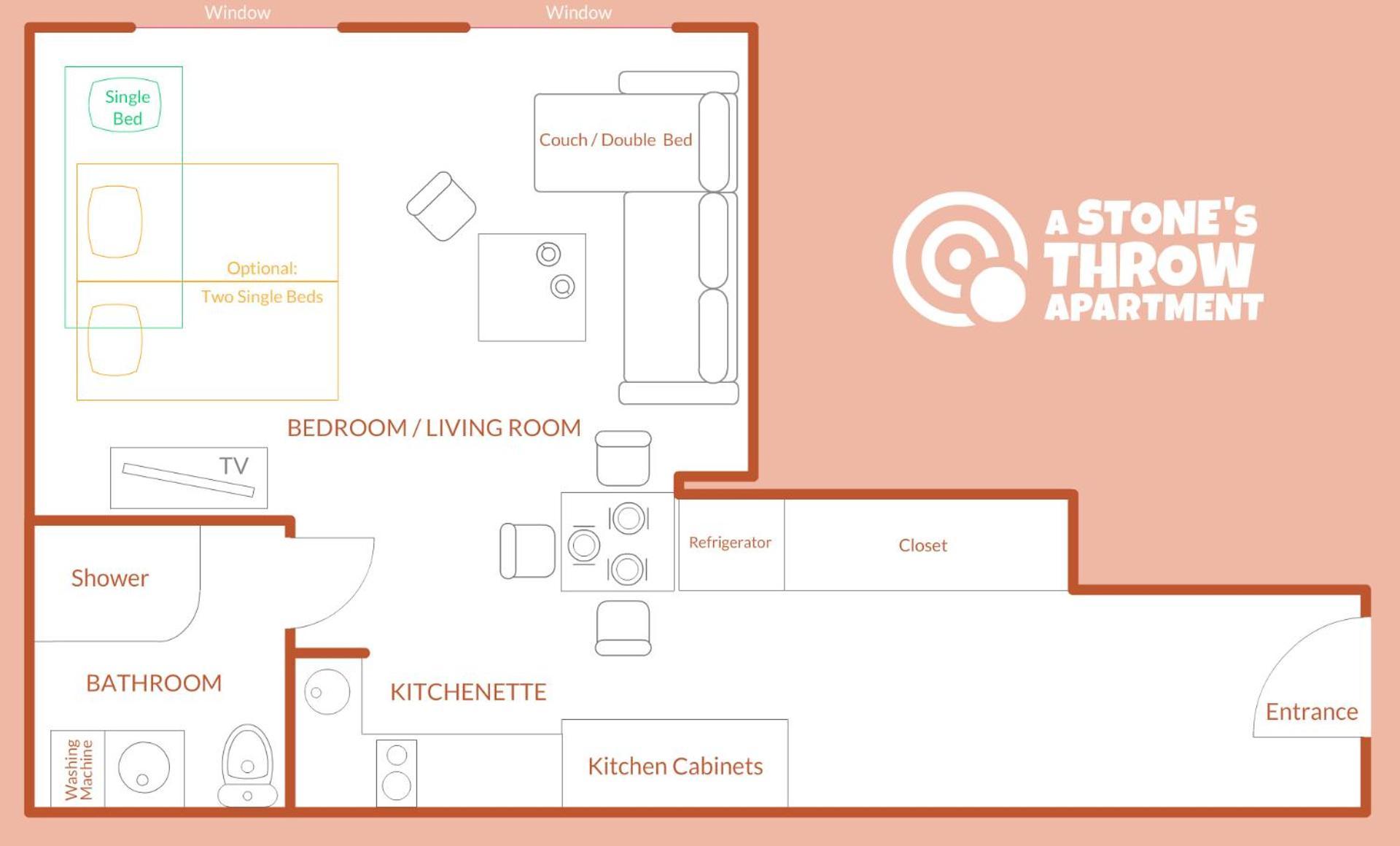 A Stone'S Throw Apartment كراكوفيا المظهر الخارجي الصورة